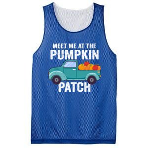 Meet Me At The Pumpkin Patch Pickup Truck Cool Gift Mesh Reversible Basketball Jersey Tank