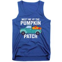 Meet Me At The Pumpkin Patch Pickup Truck Cool Gift Tank Top