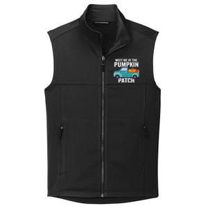 Meet Me At The Pumpkin Patch Pickup Truck Cool Gift Collective Smooth Fleece Vest