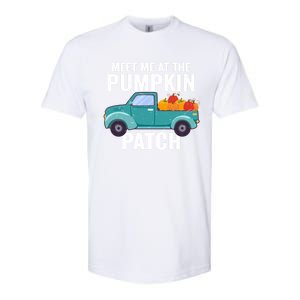 Meet Me At The Pumpkin Patch Pickup Truck Cool Gift Softstyle CVC T-Shirt