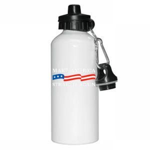 MASA Make America Straight Again Political Funny Sarcastic Aluminum Water Bottle