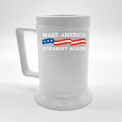 MASA Make America Straight Again Political Funny Sarcastic Beer Stein