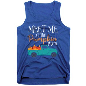 Meet Me At The Pumpkin Patch Love Fall Autumn Holiday Season Cool Gift Tank Top