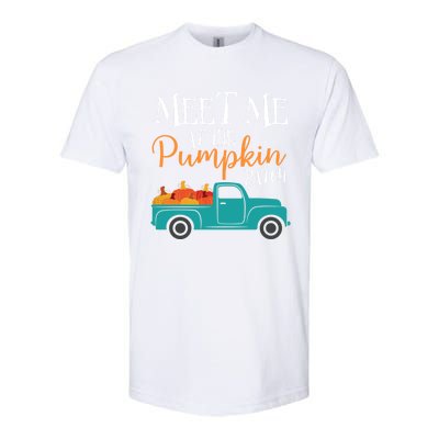 Meet Me At The Pumpkin Patch Love Fall Autumn Holiday Season Cool Gift Softstyle CVC T-Shirt