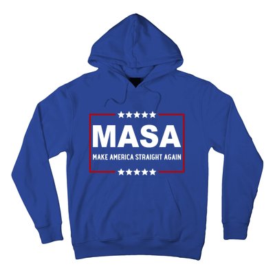 MASA Make America Straight Again Political Funny Sarcastic Hoodie