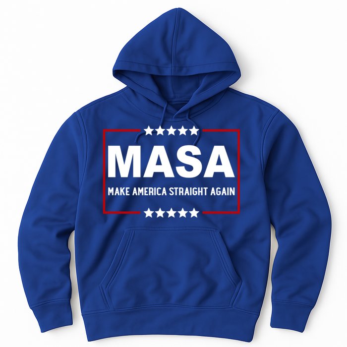 MASA Make America Straight Again Political Funny Sarcastic Hoodie