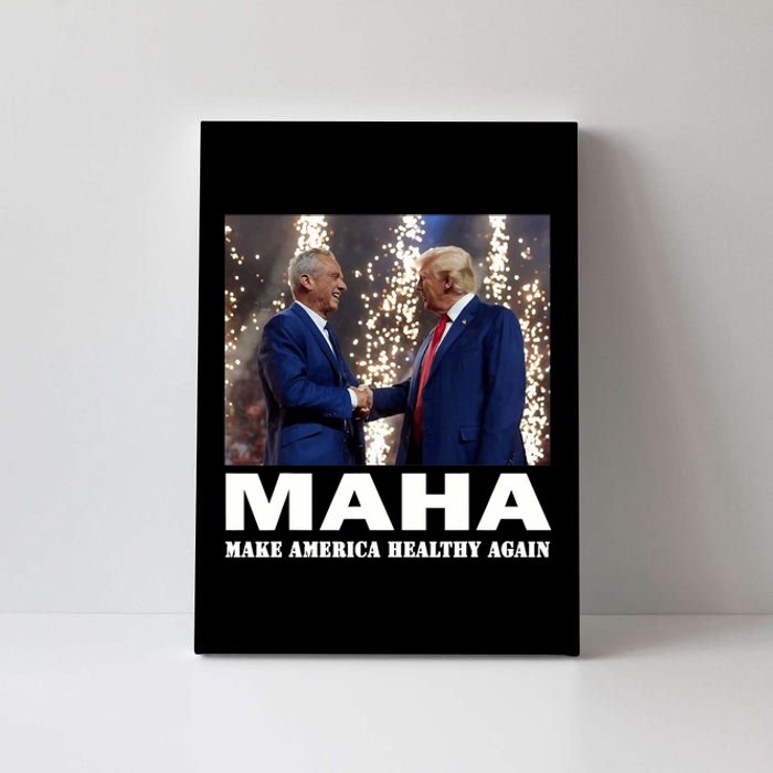 Maha Make America Healthy Again Trump 2024 Canvas