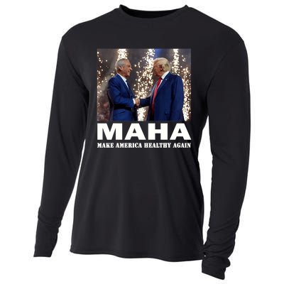 Maha Make America Healthy Again Trump 2024 Cooling Performance Long Sleeve Crew