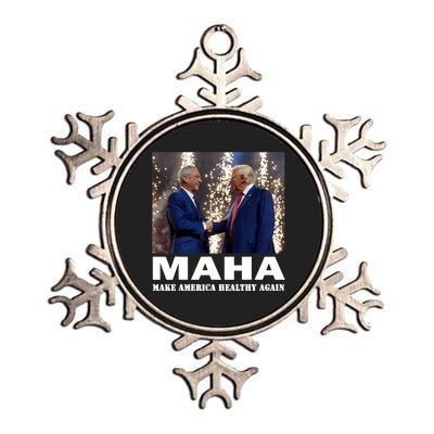 Maha Make America Healthy Again Trump 2024 Metallic Star Ornament