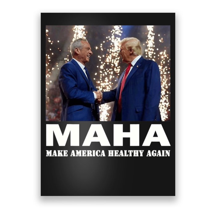 Maha Make America Healthy Again Trump 2024 Poster