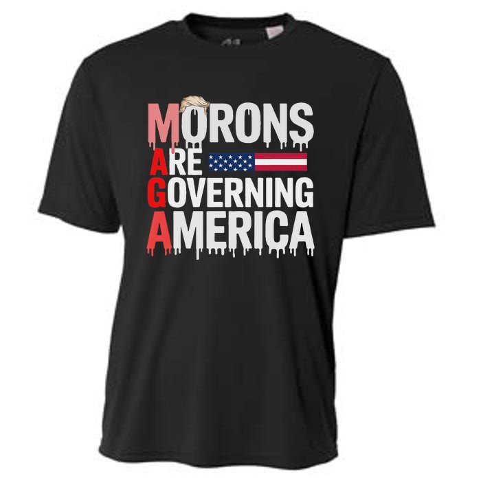 Maga Morons Are Governing America Cooling Performance Crew T-Shirt