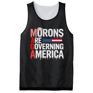 Maga Morons Are Governing America Mesh Reversible Basketball Jersey Tank