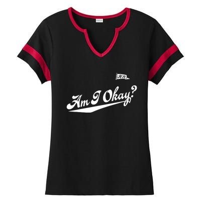 Megan Moroney Am I Okay Ladies Halftime Notch Neck Tee