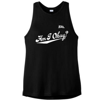 Megan Moroney Am I Okay Ladies PosiCharge Tri-Blend Wicking Tank