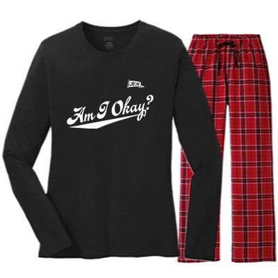 Megan Moroney Am I Okay Women's Long Sleeve Flannel Pajama Set 