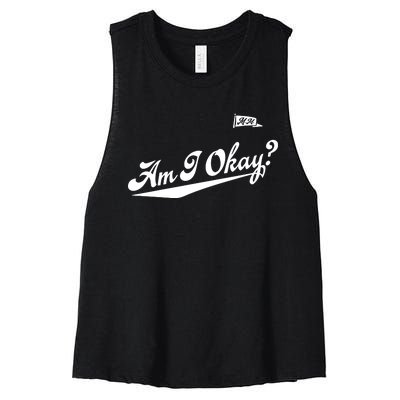 Megan Moroney Am I Okay Women's Racerback Cropped Tank