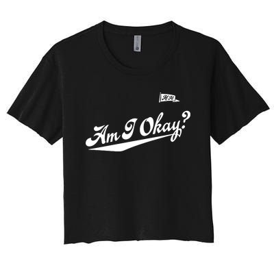 Megan Moroney Am I Okay Women's Crop Top Tee