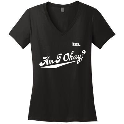 Megan Moroney Am I Okay Women's V-Neck T-Shirt