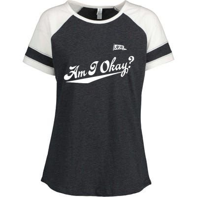 Megan Moroney Am I Okay Enza Ladies Jersey Colorblock Tee