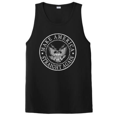 MASA Make America Straight Again Political Funny Sarcastic PosiCharge Competitor Tank