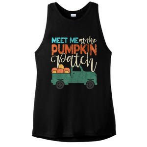 Meet Me At The Pumpkin Patch Pickup Thanksgiving Xmas Outfit Great Gift Ladies PosiCharge Tri-Blend Wicking Tank