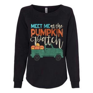 Meet Me At The Pumpkin Patch Pickup Thanksgiving Xmas Outfit Great Gift Womens California Wash Sweatshirt