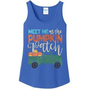 Meet Me At The Pumpkin Patch Pickup Thanksgiving Xmas Outfit Great Gift Ladies Essential Tank