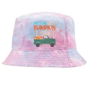 Meet Me At The Pumpkin Patch Pickup Thanksgiving Xmas Outfit Great Gift Tie-Dyed Bucket Hat