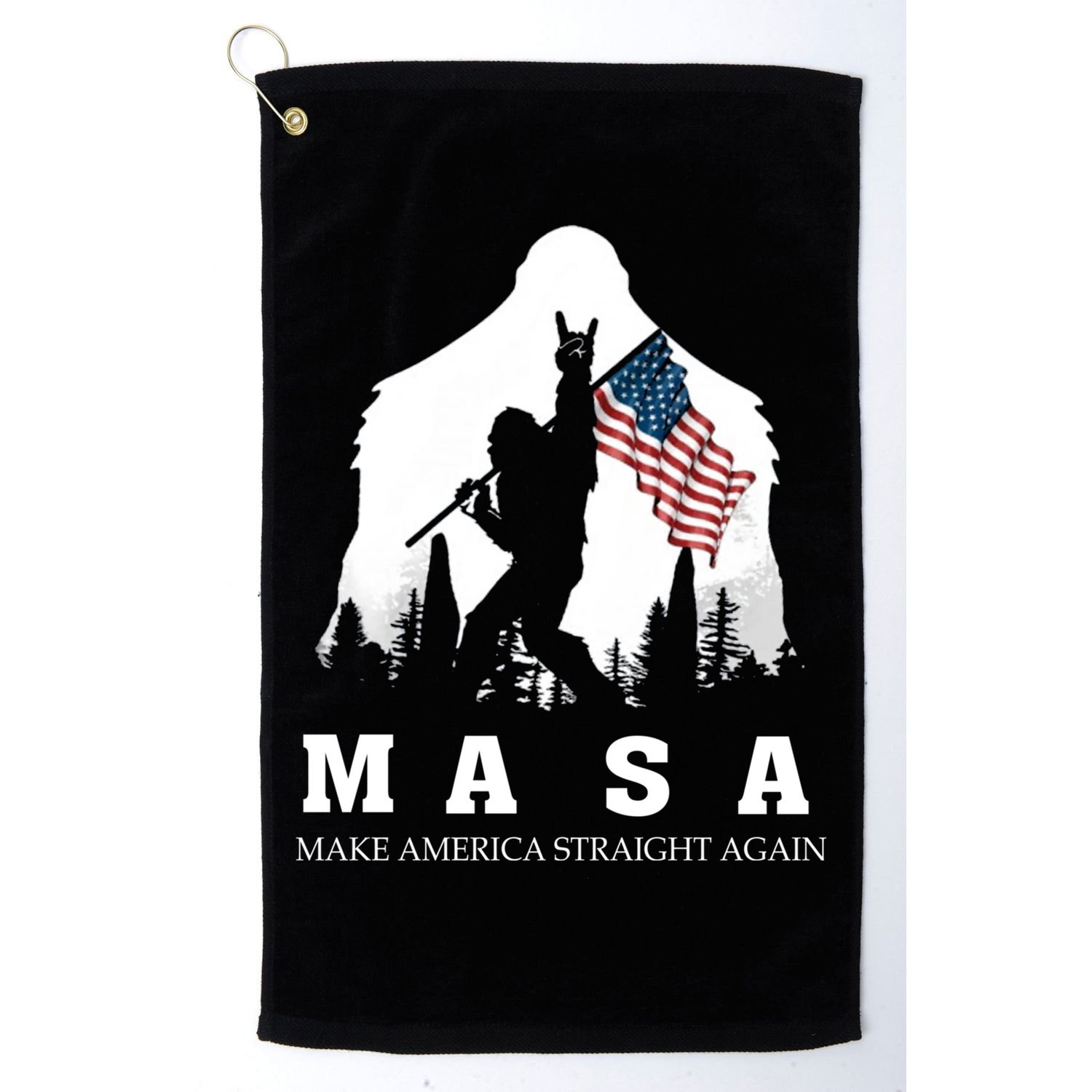 MASA Make America Straight Again Golf Towel