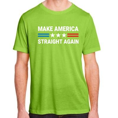 MASA Make America Straight Again Political Funny Sarcastic Adult ChromaSoft Performance T-Shirt