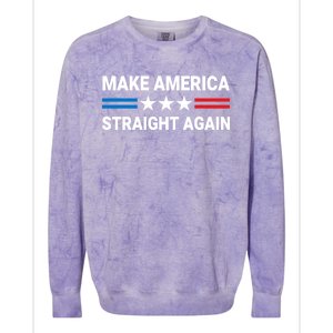 MASA Make America Straight Again Political Funny Sarcastic Colorblast Crewneck Sweatshirt