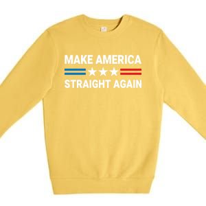 MASA Make America Straight Again Political Funny Sarcastic Premium Crewneck Sweatshirt