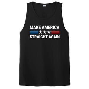 MASA Make America Straight Again Political Funny Sarcastic PosiCharge Competitor Tank