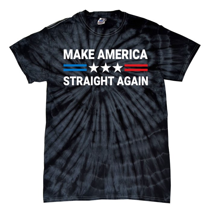 MASA Make America Straight Again Political Funny Sarcastic Tie-Dye T-Shirt