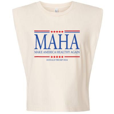 Maha Make America Healthy Again Garment-Dyed Women's Muscle Tee