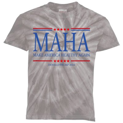 Maha Make America Healthy Again Kids Tie-Dye T-Shirt