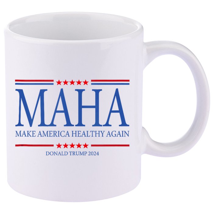 Maha Make America Healthy Again 11oz C Handle Ceramic Mug