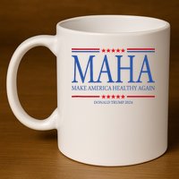 Maha Make America Healthy Again 11oz C Handle Ceramic Mug