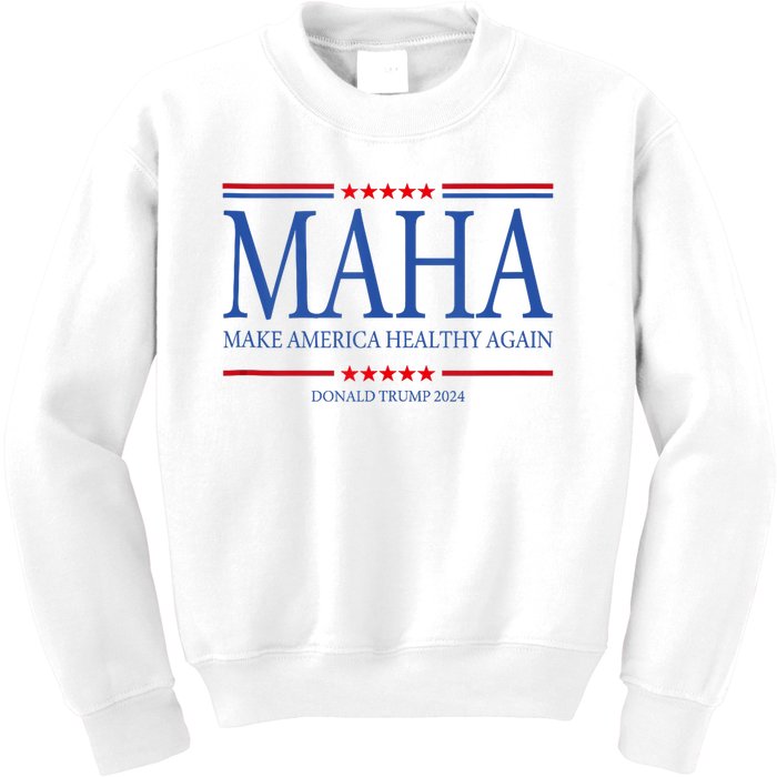 Maha Make America Healthy Again Kids Sweatshirt