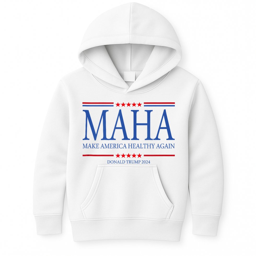 Maha Make America Healthy Again Kids Hoodie