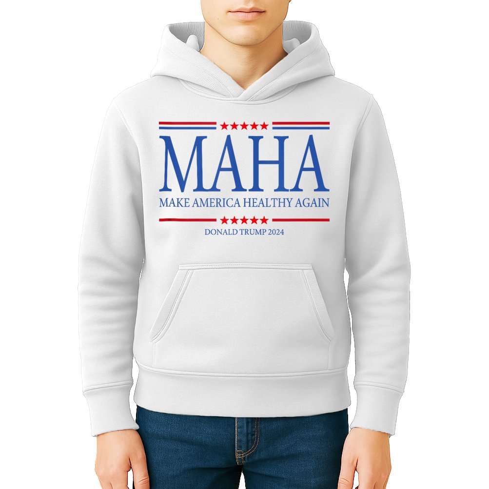 Maha Make America Healthy Again Kids Hoodie