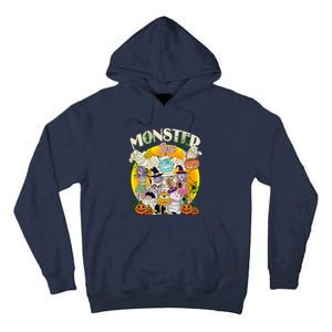 Monster Mike And Sully Boo Halloween Party 2024 Halloween Monsters Tall Hoodie