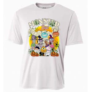 Monster Mike And Sully Boo Halloween Party 2024 Halloween Monsters Cooling Performance Crew T-Shirt