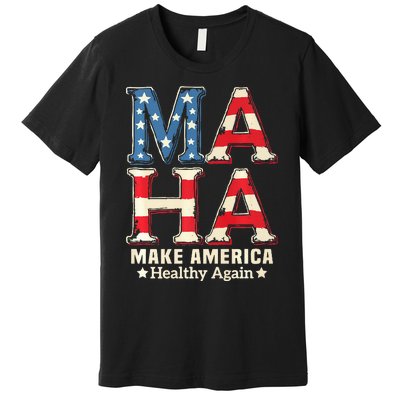 Maha Make America Healthy Again Trump Vance Kennedy 2024 Premium Premium T-Shirt