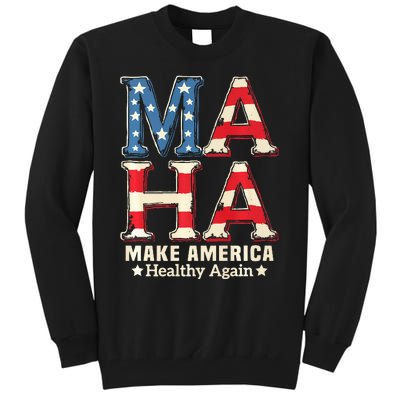 Maha Make America Healthy Again Trump Vance Kennedy 2024 Premium Tall Sweatshirt