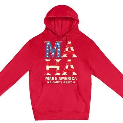 Maha Make America Healthy Again Trump Vance Kennedy 2024 Premium Premium Pullover Hoodie