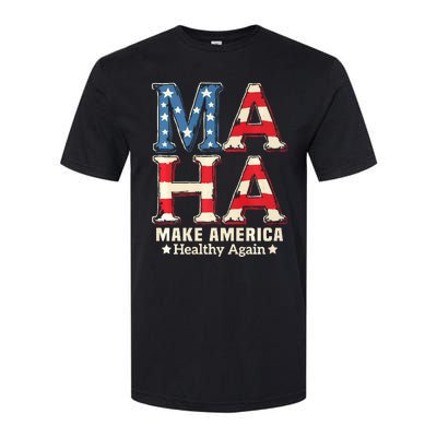 Maha Make America Healthy Again Trump Vance Kennedy 2024 Premium Softstyle CVC T-Shirt