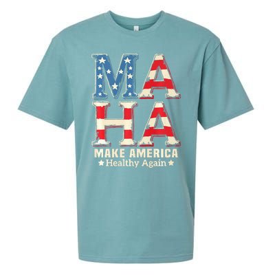 Maha Make America Healthy Again Trump Vance Kennedy 2024 Premium Sueded Cloud Jersey T-Shirt