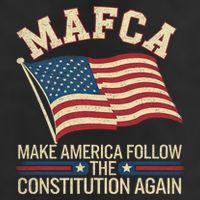 Mafca Make America Follow The Constitution Again 7 Panel Mesh Trucker Snapback Hat