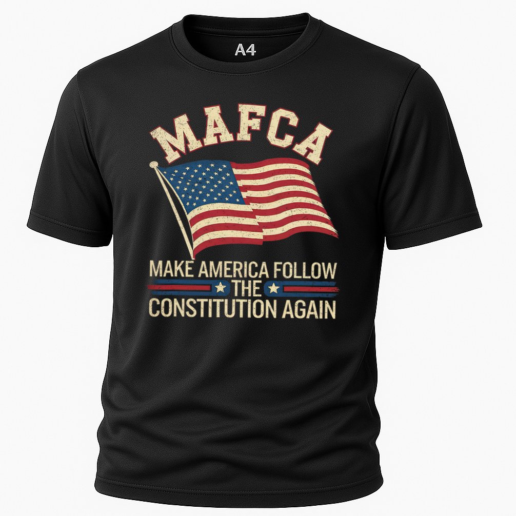 Mafca Make America Follow The Constitution Again Cooling Performance Crew T-Shirt